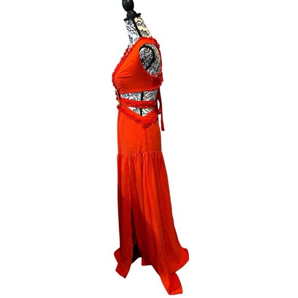 The Sang FLY LIKE HER TANK MAXI DRESS (RED) Size S - Picture 3 of 13